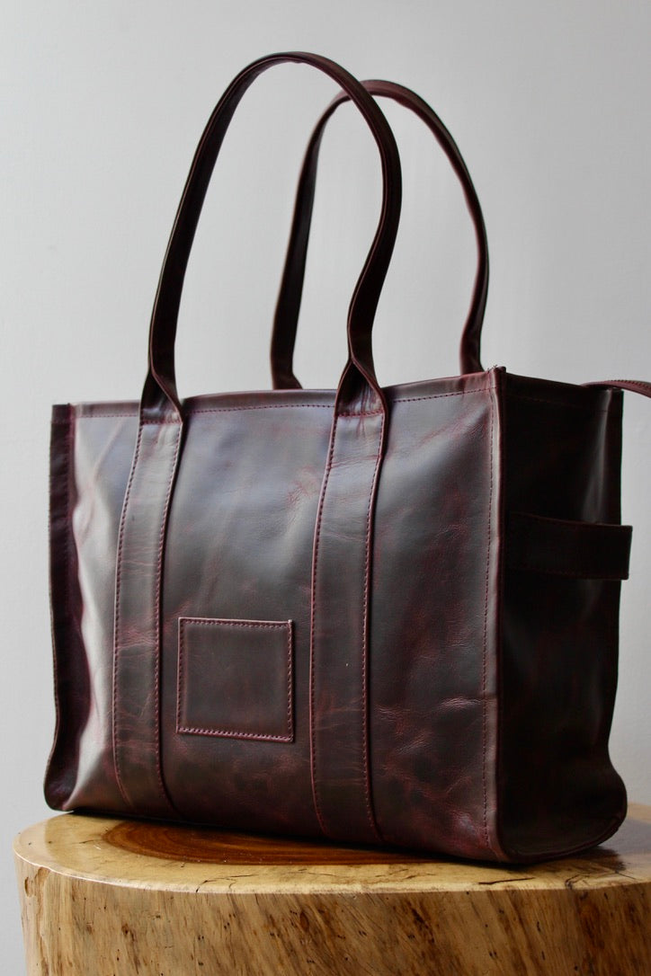 Tote Bag Grande de cuero
