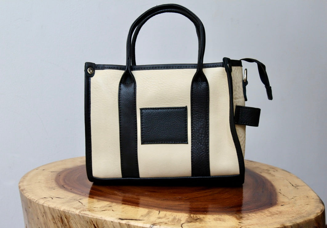 Tote Bag mini de piel