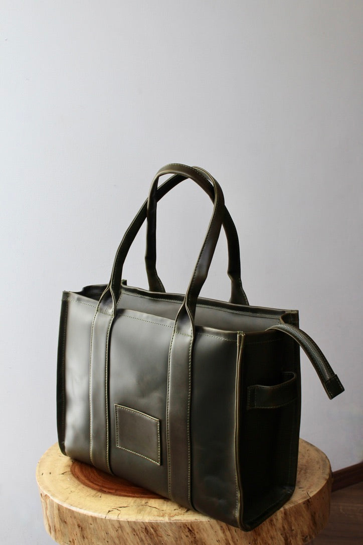 Tote Bag Grande de cuero
