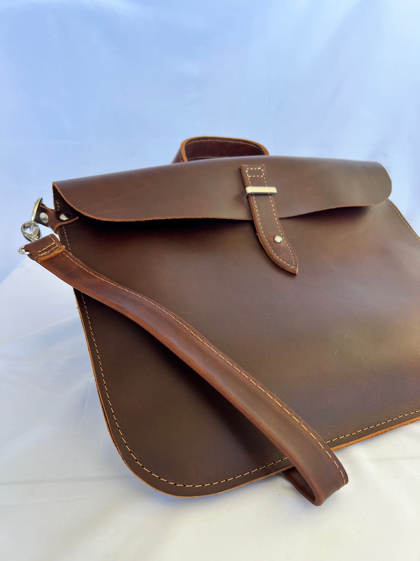 Maletín Slim de cuero