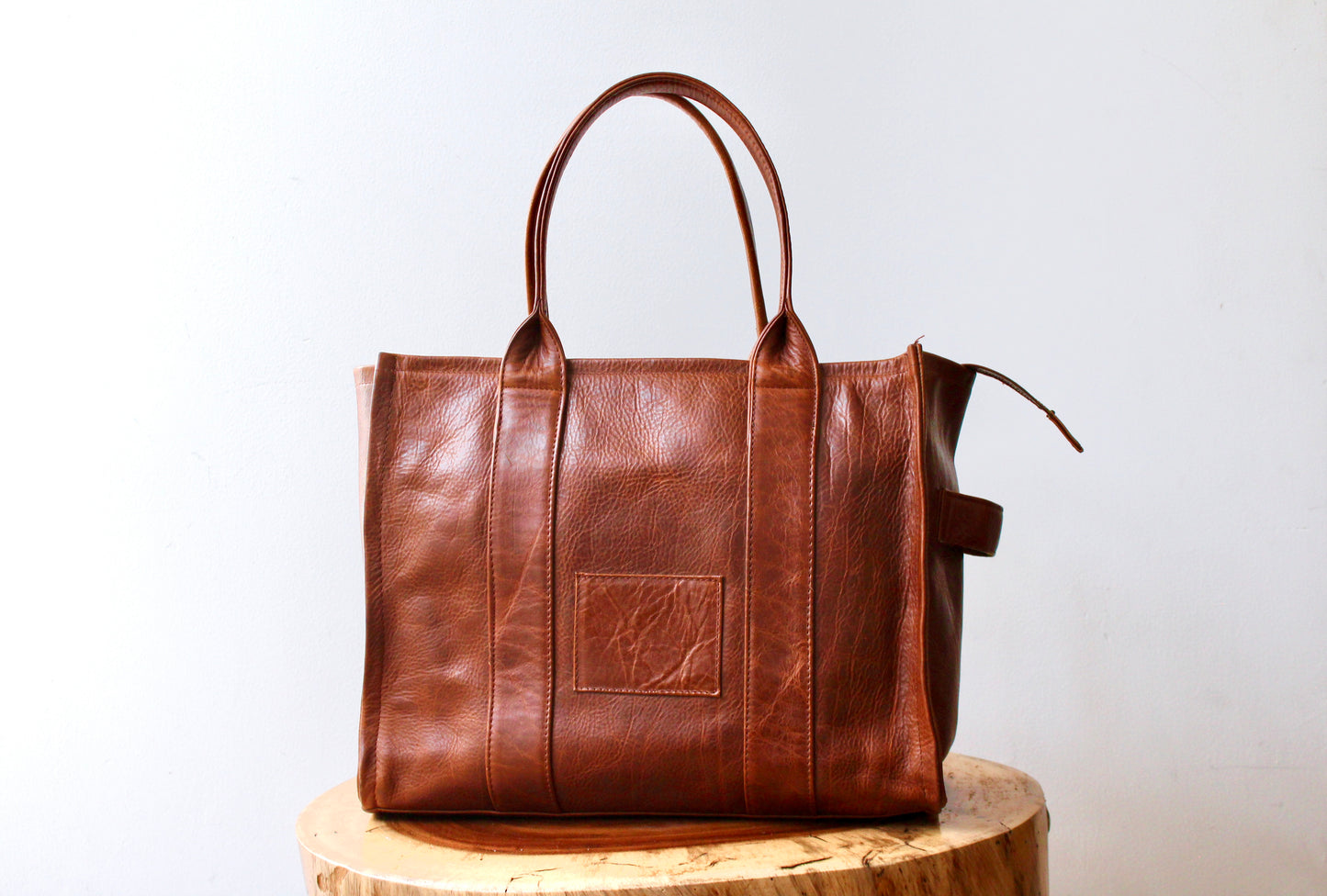 Tote Bag Grande de cuero