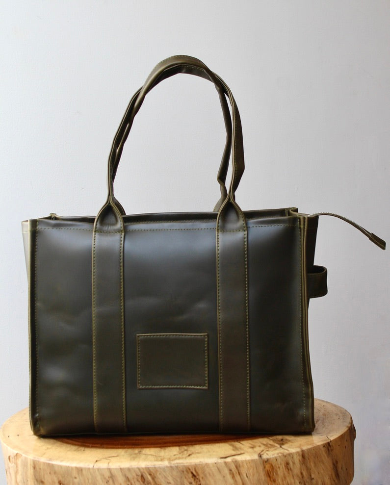Tote Bag Grande de cuero