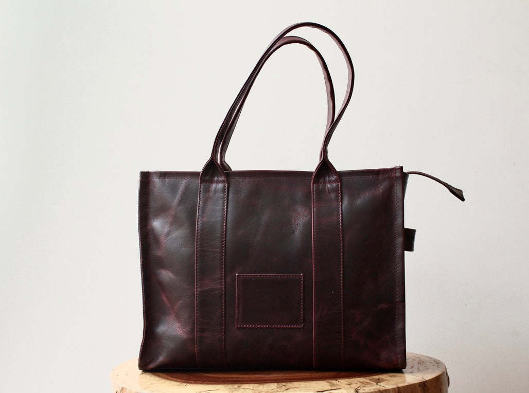Tote Bag Grande de cuero